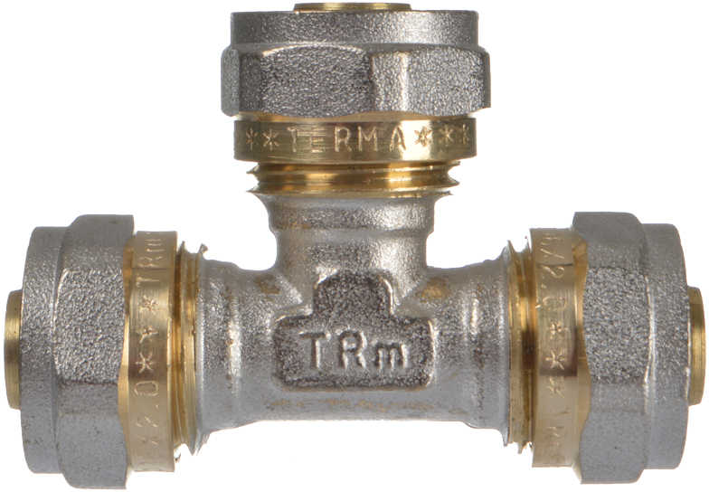 Тройник 16х16х16 цанга-цанга-цанга TRm 01400