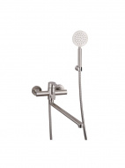 Смеситель ванна MELODIA Orchestra картридж 35мм длинный излив 350мм нерж.сталь полир. MDV30541ss