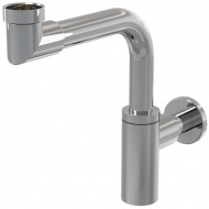 Сифон для умывальника Ø32 Design цельнометаллический экономящий пространство A403 Alcadrain