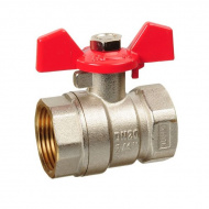 Кран шаровый 1" В-В Terma-R RED бабочка