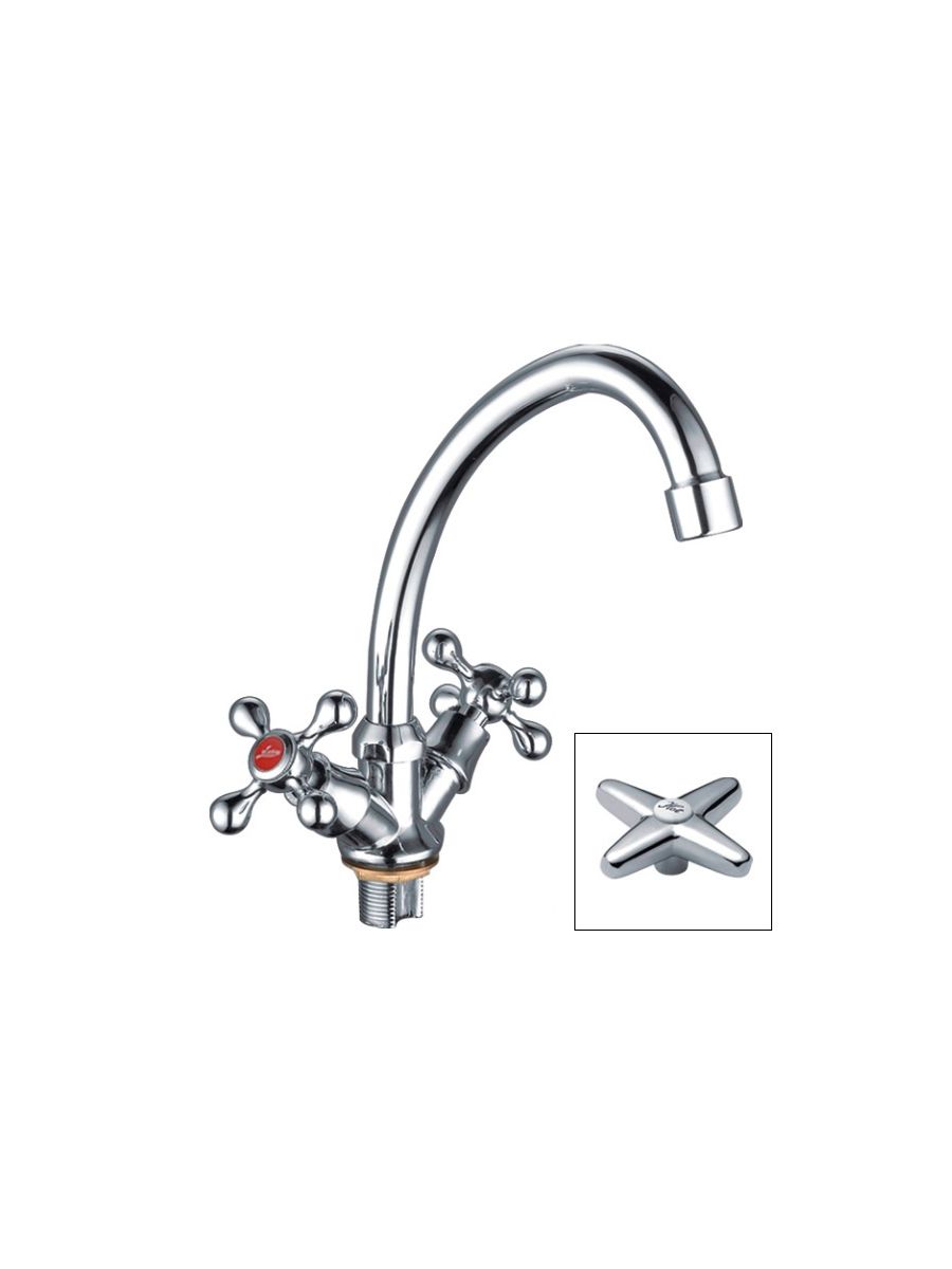 Смеситель для кухни Ledeme силумин L4920