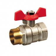 Кран шаровый 1/2" В-Н Terma-R RED бабочка