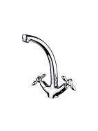 Смеситель кухня MELODIA Retro литой излив резина MDV32310 без гибкой подводки