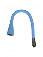 Излив гибкий с лейкой "колокольчик" голубой 49см MELODIA MKP20905E