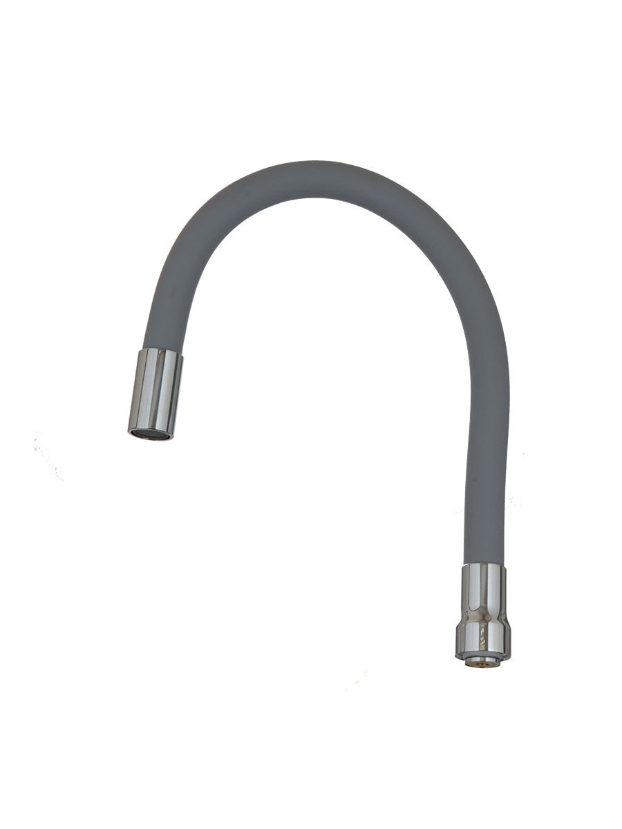 Излив гибкий LUXE серый 49см MELODIA MKP20914