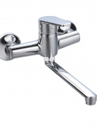 Смеситель кухня "Level" настенныйс изл. 220 мм арт. LV02
