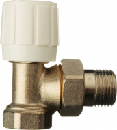 Клапан запорный для радиатора угловой 3/4" с ручной регулировкой Terma