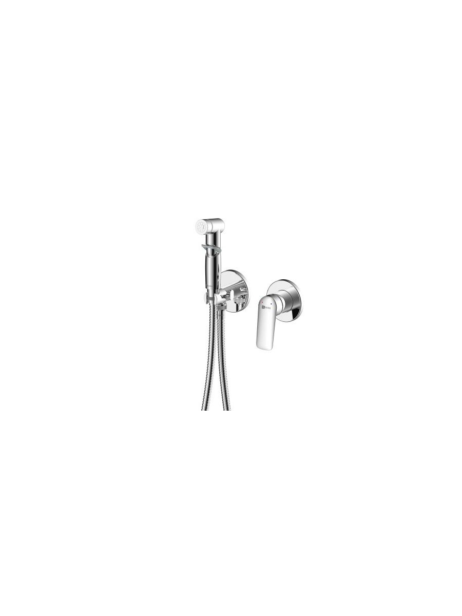 Смеситель биде LEMARK Verba встраиваемый с гигиенической лейкой LM11419C