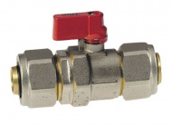 Кран под м/п трубу 16х16 цанга-цанга TRm 30250