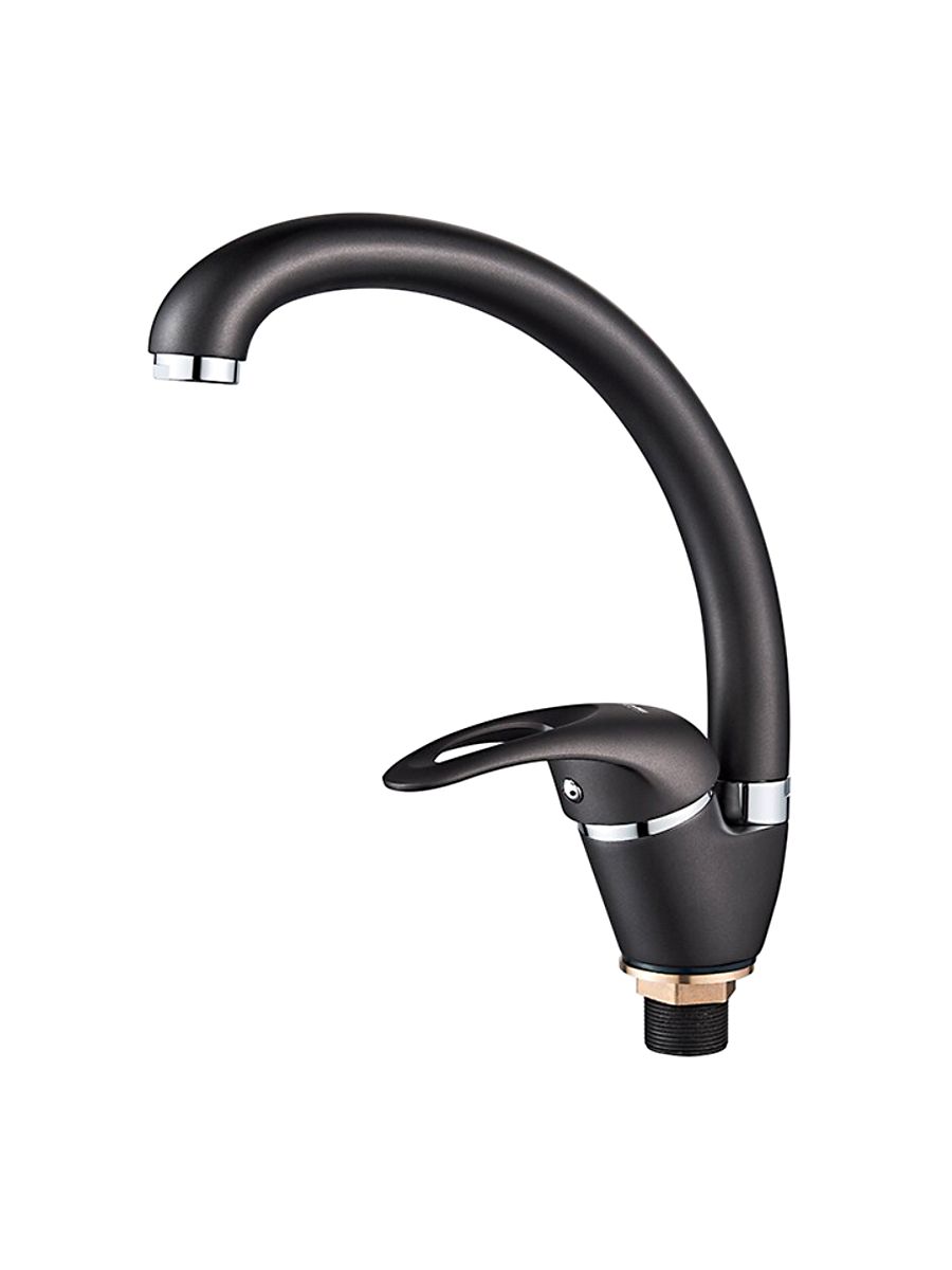 Смеситель кухня LEDEME картридж д.40мм графит L5902U