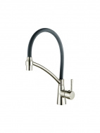 Смеситель кухня LEDEME гибкий шланг серый L4399A-9