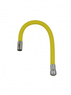 Излив гибкий LUXE жёлтый 49см MELODIA MKP20910