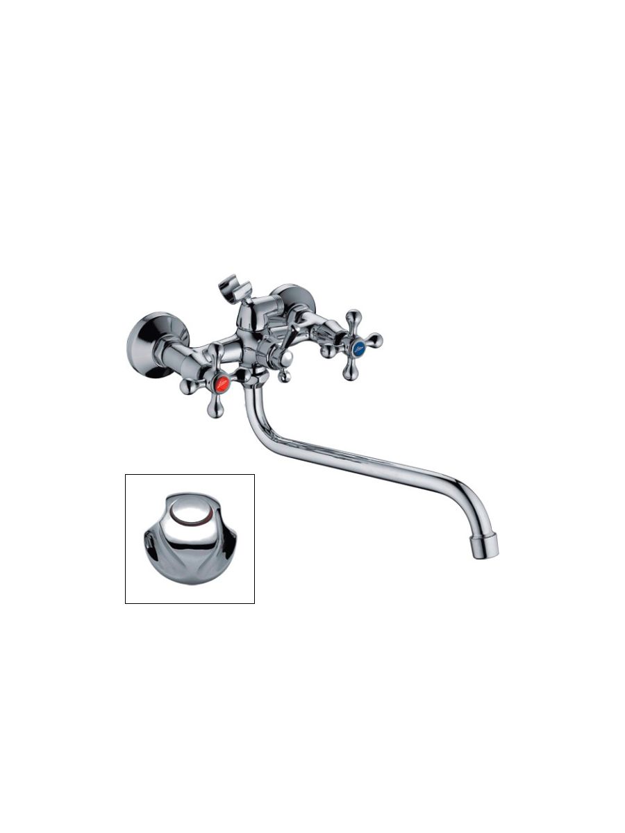 Смеситель для ванны Ledeme L2226