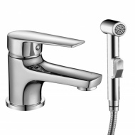 Смеситель Rossinka S35-15 для раковины с гигиеническим душем