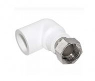 Уголок PPRC с накидной гайкой 32х1 Кросс