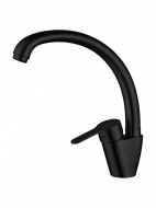 Смеситель кухня LEDEME с гайкой черный L75903B