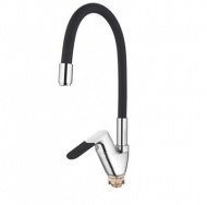 Смеситель для кухни Ledeme гибкий излив чёрный L4153-2