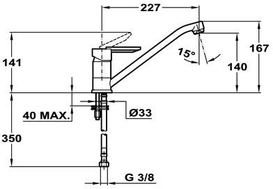 Смеситель Mofem для кухонной мойки Rumba 652-0079-10