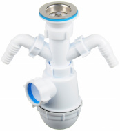 Сифон АНИ Грот 1.1/2 40 c 2 мя отводами A1100