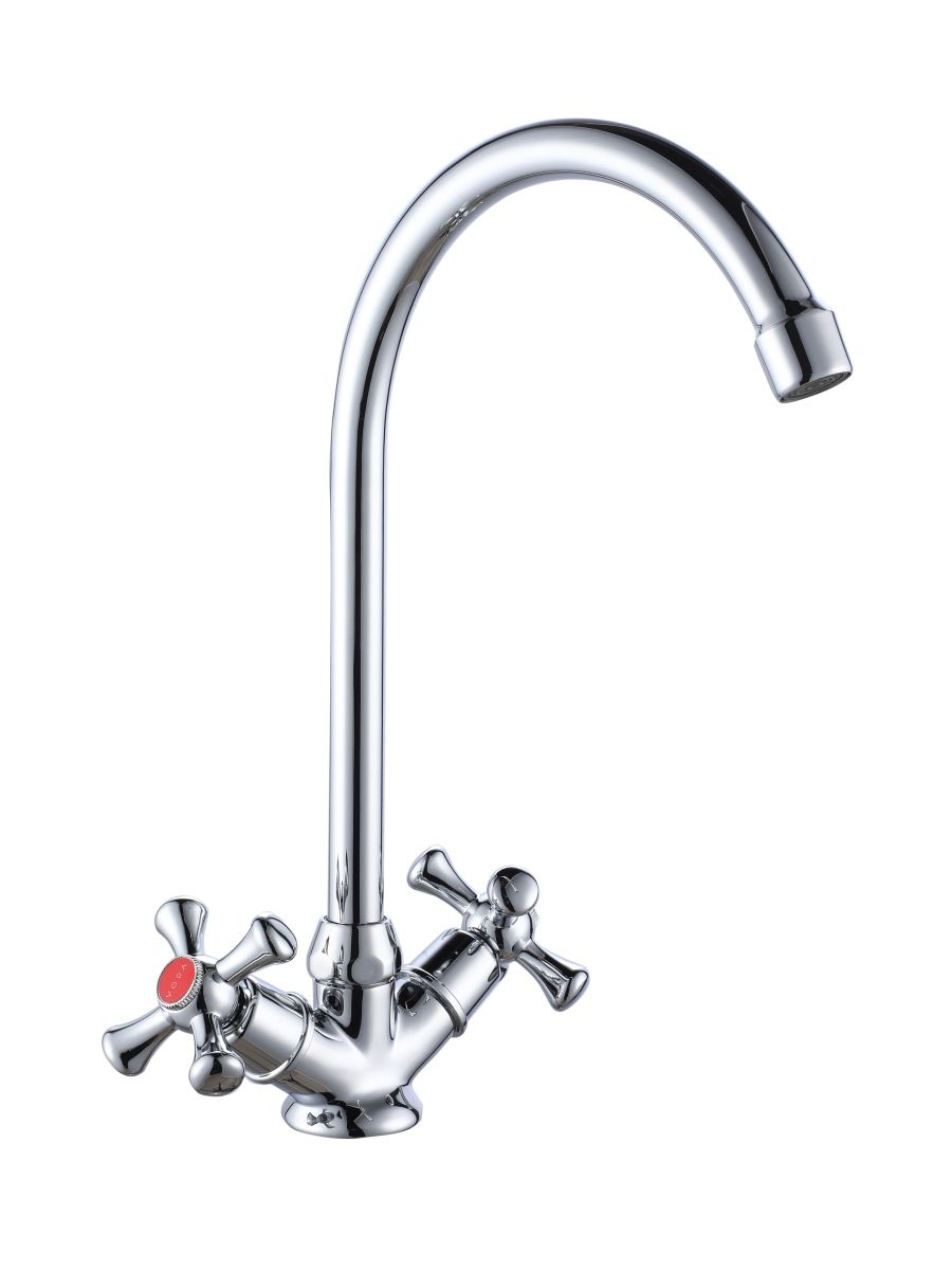 Смеситель кухня "Laguna" поворотный излив LGN519 VODA ECO