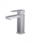 Смеситель умывальник MELODIA Square картридж 25мм нерж.сталь хром MDV30620