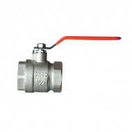 Кран шаровый 1"1/2 В-В Terma-R RED рычаг