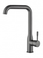 Смеситель кухня LEDEME картридж д.35мм высокий графит L4698U