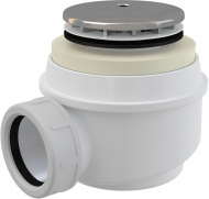 Сифон для душевого поддона Ø50 хромированный A47CR-50 Alcadrain