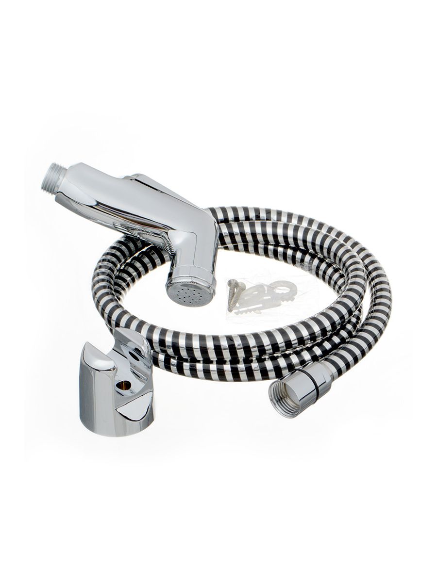 Набор для биде лейка+кронштейн+шланг Melodia MKP20493BL