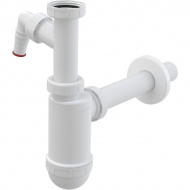 Сифон для умывальника со штуцером 1 1/4х32 без выпуска A430P Alcadrain