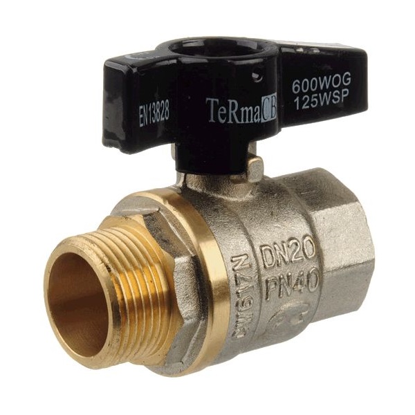 Кран шаровый 1/2" В-Н Terma CB бабочка