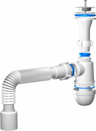 Сифон АНИ 1.1/4 40 с гофрой 40/50 C2010