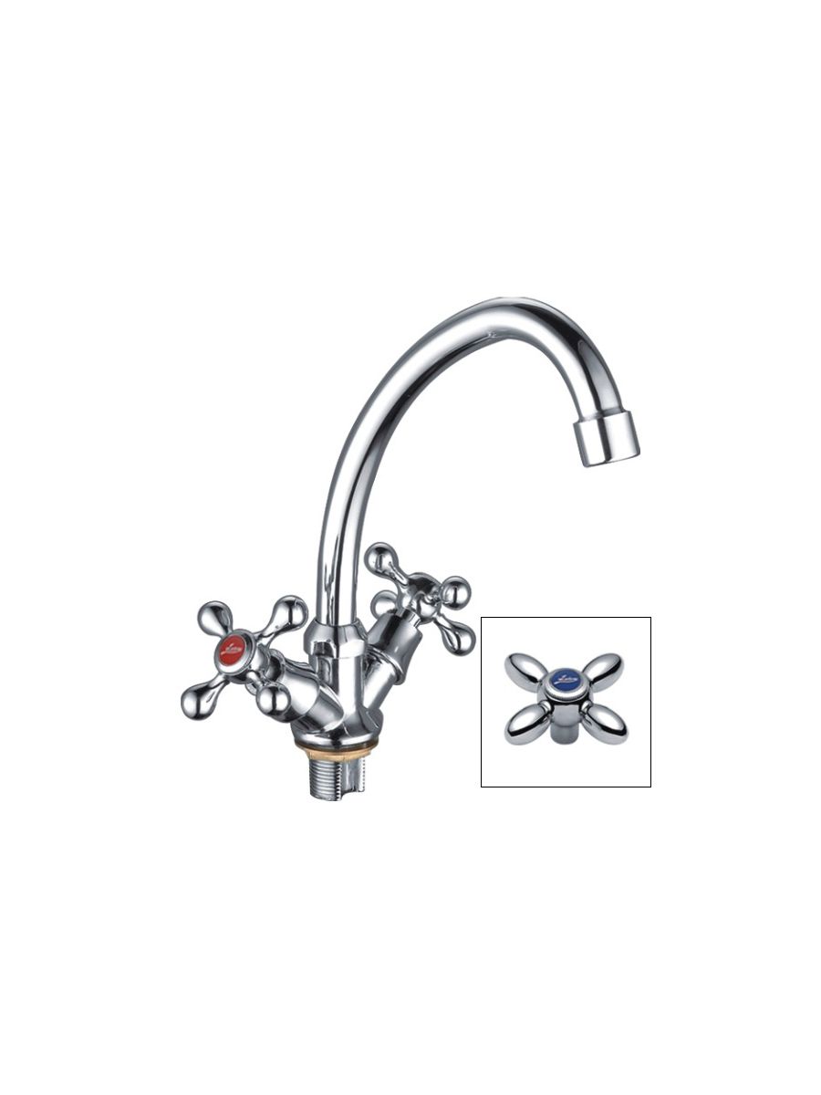 Смеситель для кухни Ledeme силумин L4927