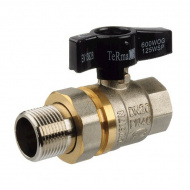 Кран шаровый 3/4" с американкой Terma CB бабочка