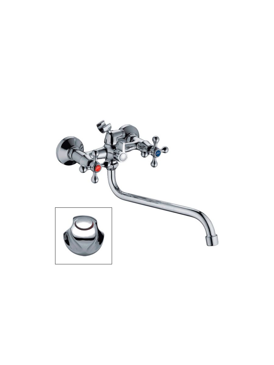 Смеситель для ванны Ledeme L2326