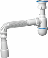 Сифон АНИ 1.1/2 40 с гофрой 40*40/50 C0115