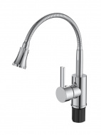 Смеситель кухня с гибким изливом KF519 VODA