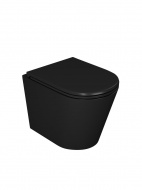 Унитаз подвесной безободковый D&K Venice DT1026025 515*355*365мм сиденье микролифт черный