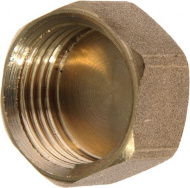 Заглушка для труб латунь внутреняя резьба TRm
