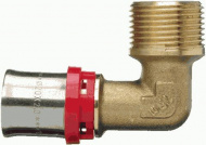 Пресс фитинг угловой 20х3/4 наружная резьба TRm 02538