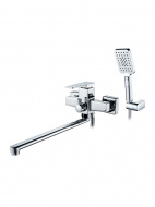 Смеситель ванна LEDEME с длинным поворотным изливом L2278