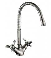 Cмеситель Rossinka Q02-75 для кухонной мойки c гибким изливом