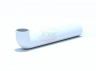 Уголок двойного сифона с фланцем M700