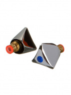 Комплект для смесителя (маховик Lucia + кран-букса 1/2" 8*20 кер.) по 2шт MELODIA MKP12103C