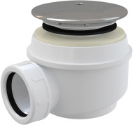 Сифон для душевого поддона Ø60 хромированный A47CR-60 Alcadrain