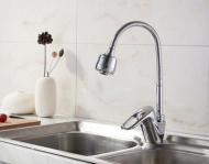 Смеситель для кухни Ledeme гибкий излив L4304