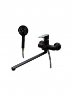 Смеситель ванна MELODIA Rumba Black картридж д.35мм длинный излив MDV35341bk