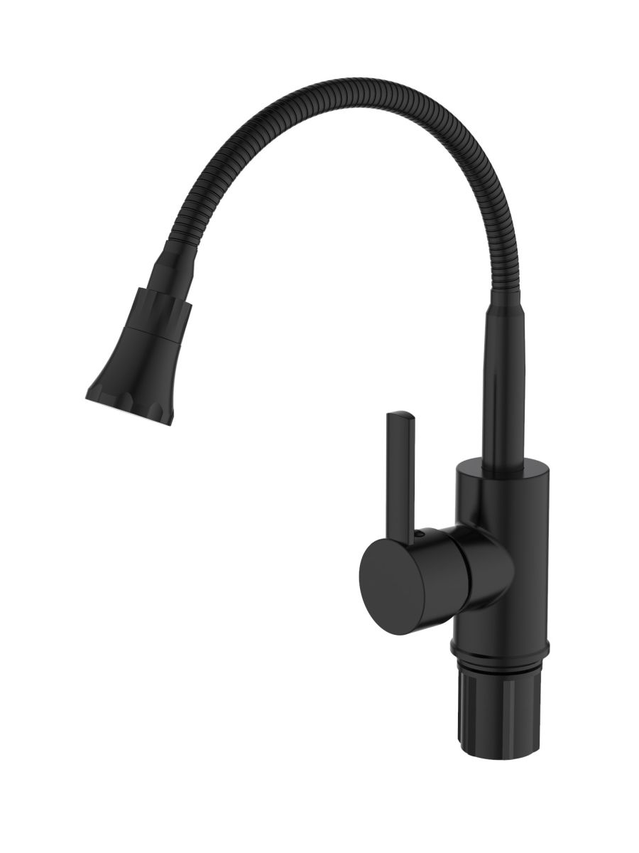 Смеситель кухня с гибким изливом KF519B VODA