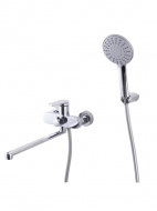 Смеситель ванна D&K Bayern.Fürth длинный излив хром DA1523301