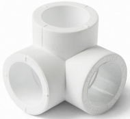 Тройник PPRC 25 Pro Aqua двухплоск.